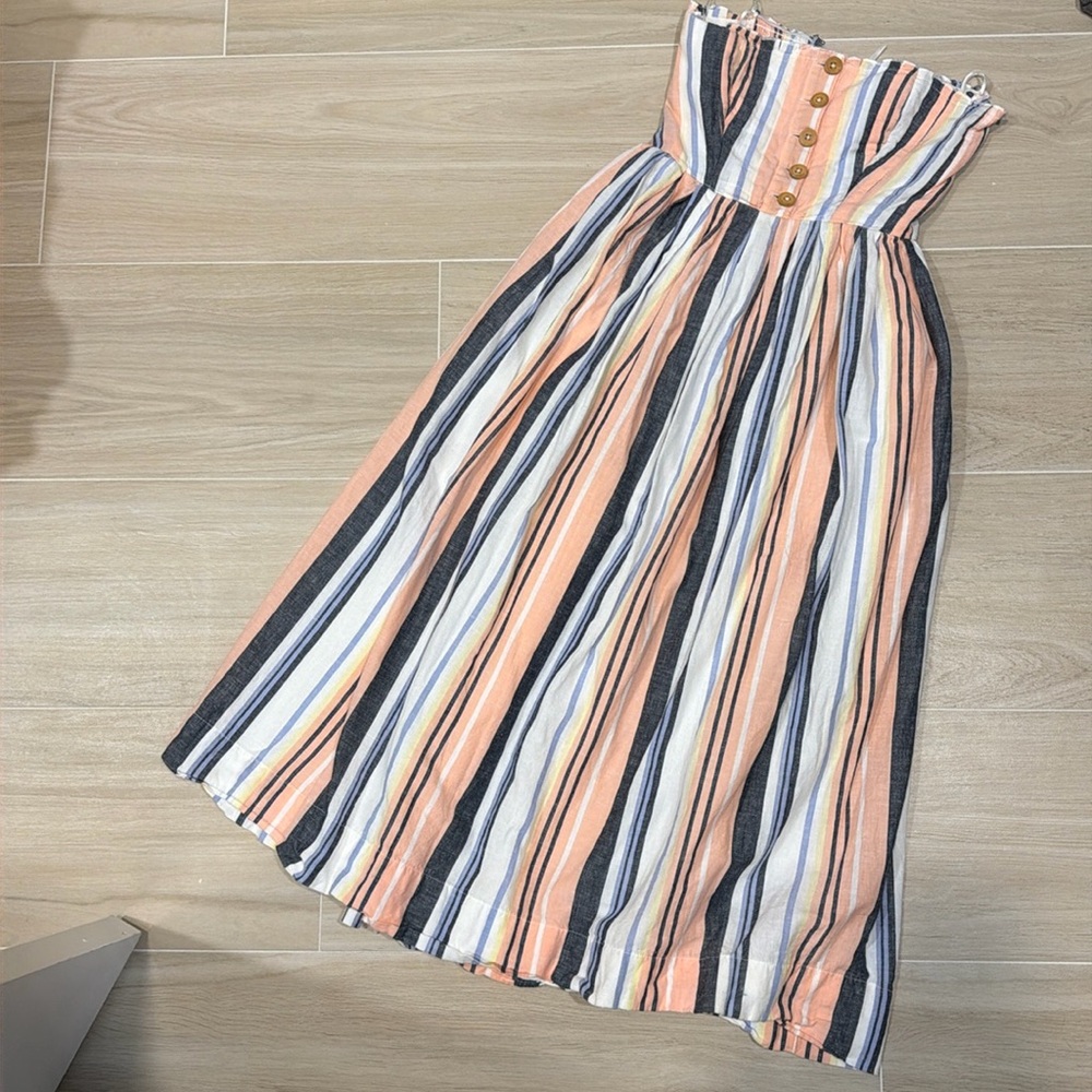 Free people strapless sundress. MIDI length